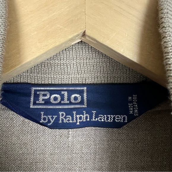 Vintage RARE Ralph Lauren Linen Bomber Jacket - Picture 3 of 9